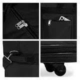 40 Expandable Duffle Bag (Lightweight) Rolling Wheeled Spinner Suitcase Luggage for Travel and Storage, Black, Wheelbag36