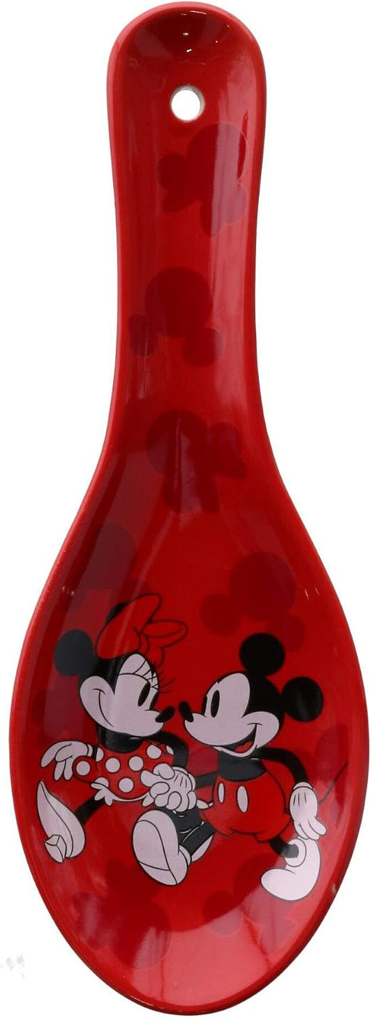 Disney Mickey & Minnie Red Ceramic Spoon 9.25 inch