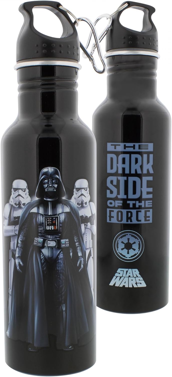 Star Wars Dark Side of the Force Black Water Bottle