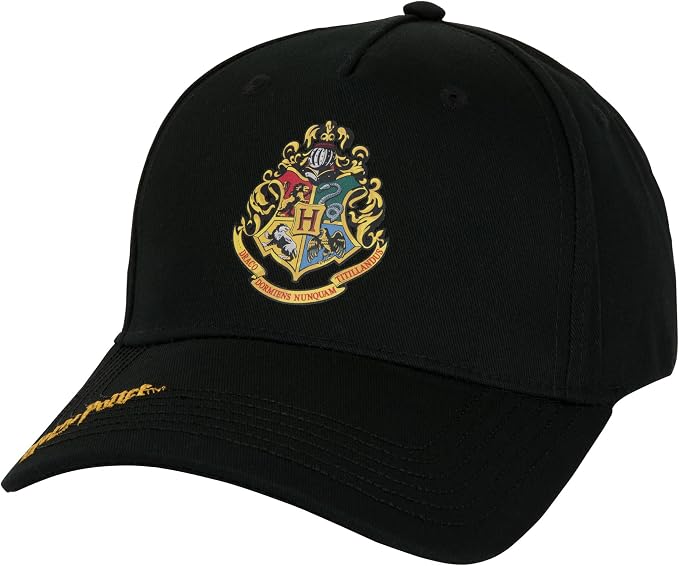 Harry Potter Hogwarts Crest Black Baseball Cap