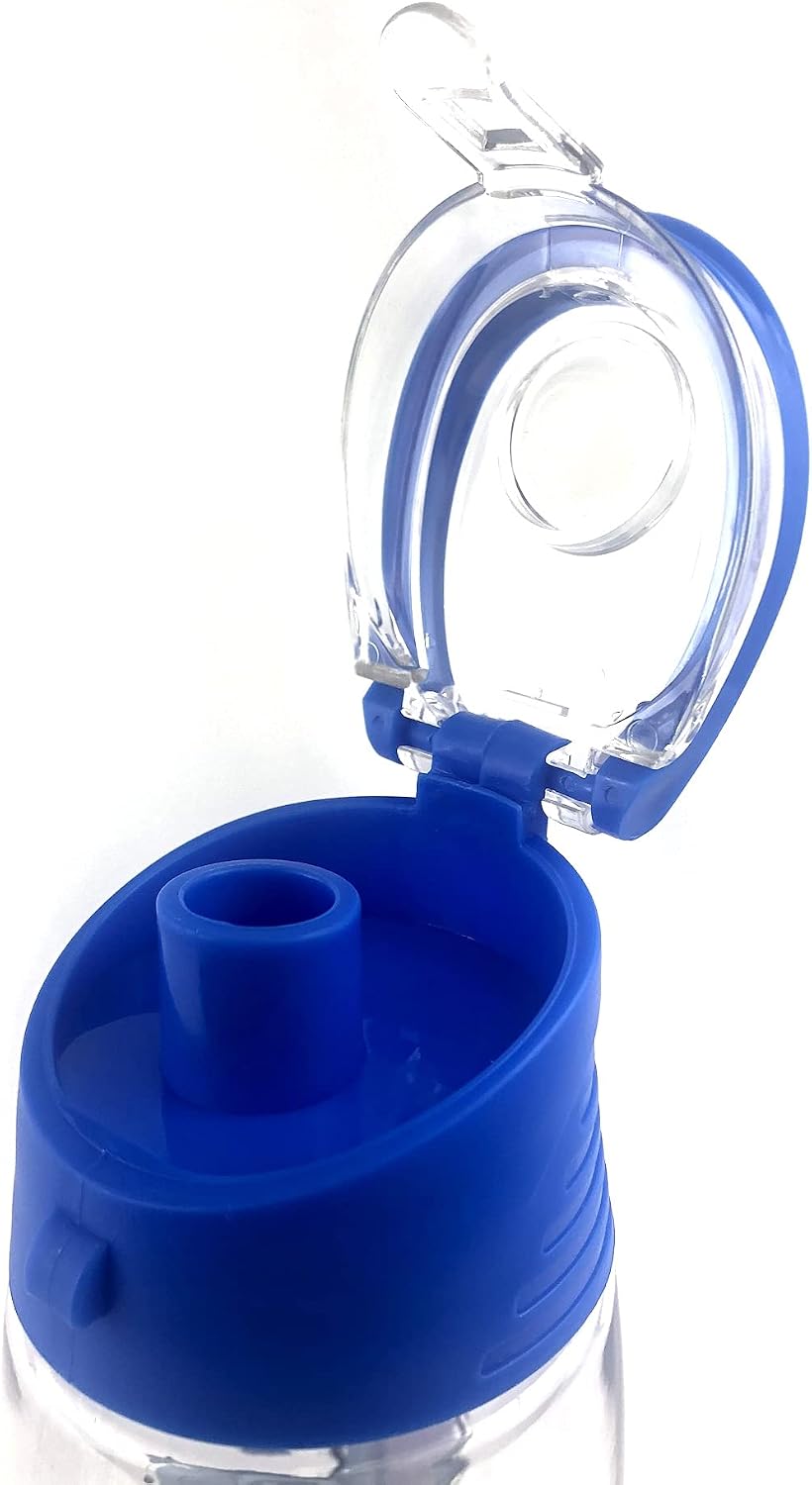 Disney Stitch Blue 24oz Water Bottle with Loop Handle Lid