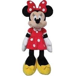 25-inch Minnie Mouse red plush toy with polka dot dress
