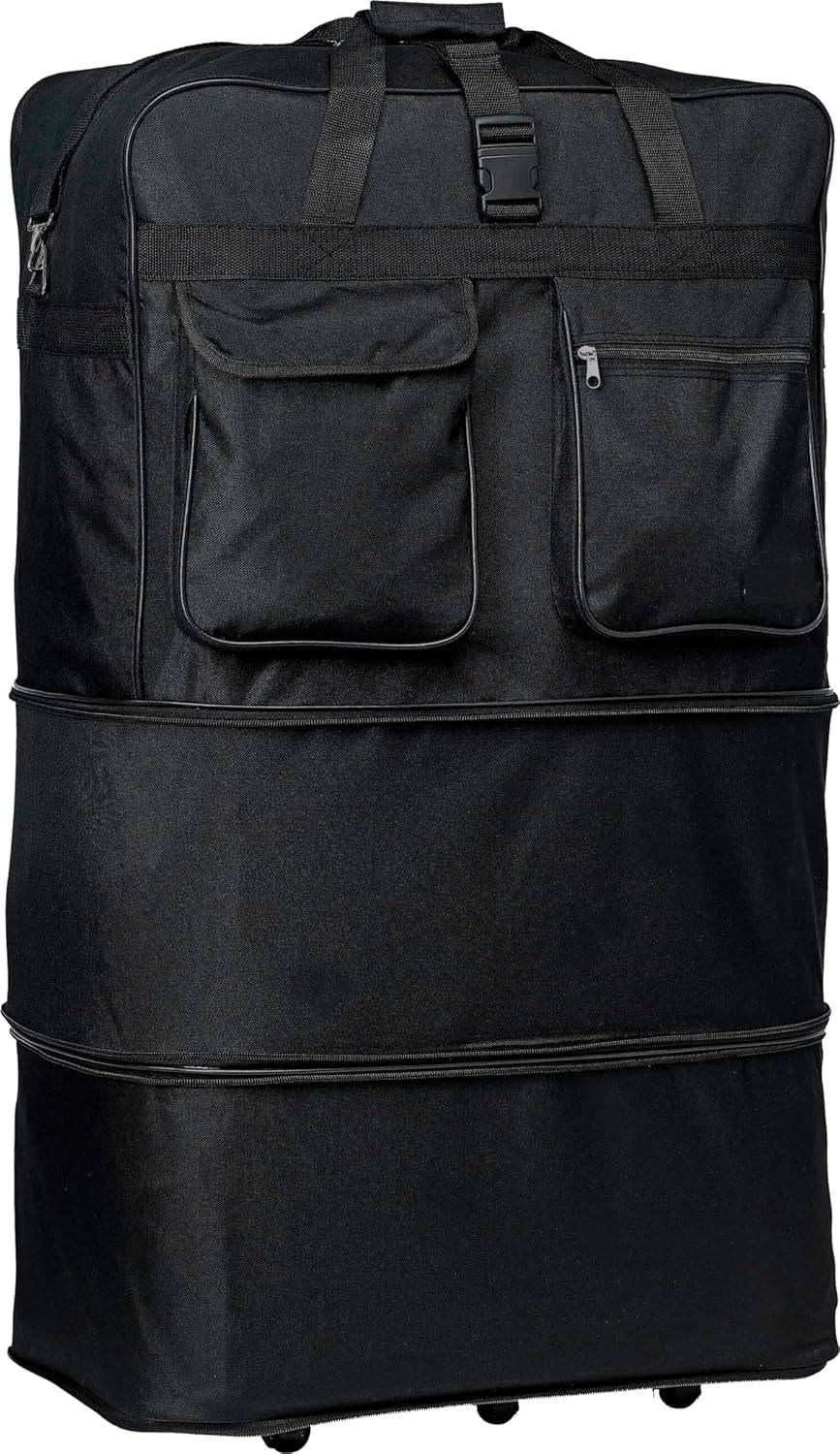 36'' Light-weight Expandable Wheeled Bag for Travel Holds 70 Lbs