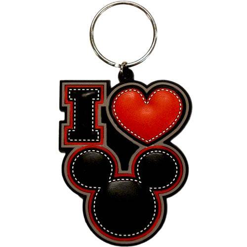 I Love Mickey Too Lasercut Keychain