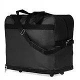 40 Expandable Duffle Bag (Lightweight) Rolling Wheeled Spinner Suitcase Luggage for Travel and Storage, Black, Wheelbag36