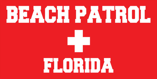 Beach Patrol Florida Beach Towel , Island Gear