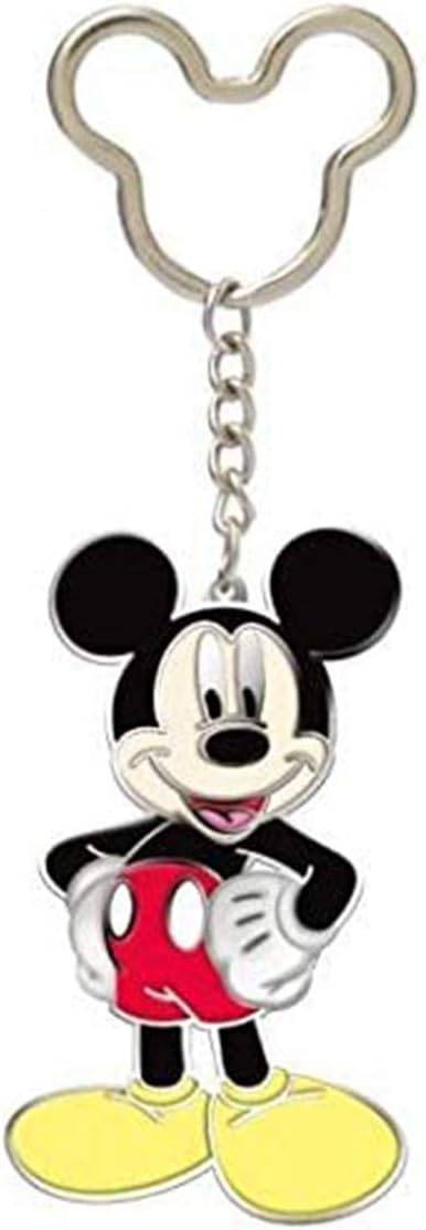Disney Junior Mickey Mouse 100% Pewter Keychain Keyring