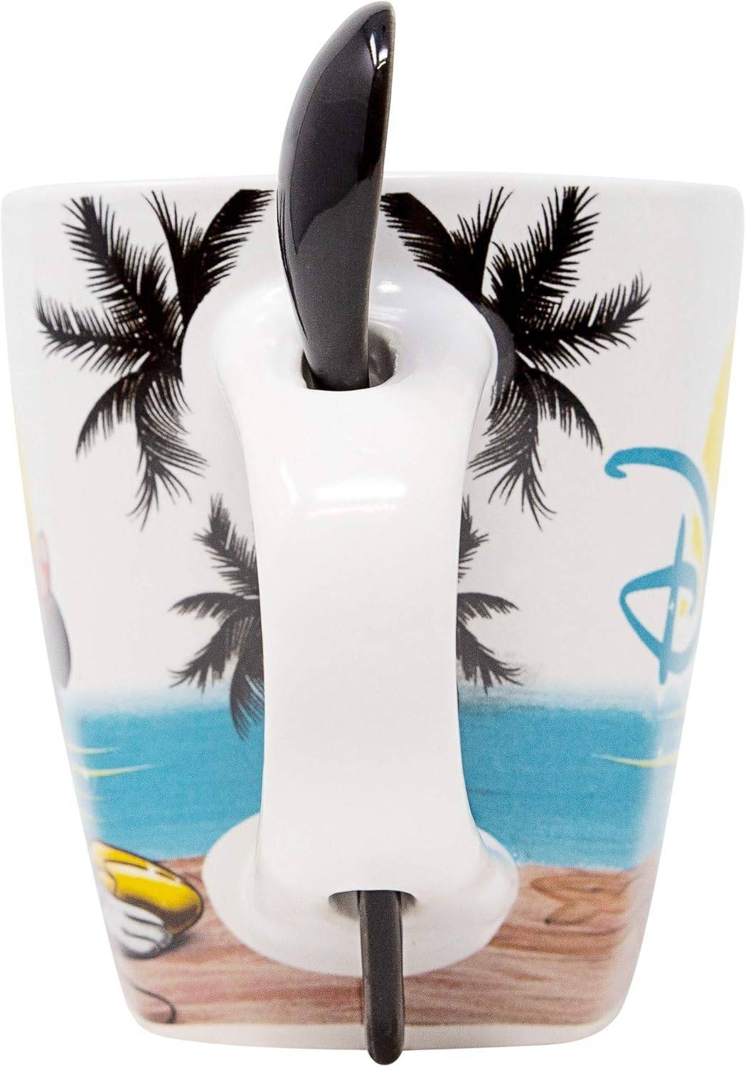 Mickey Minnie Sunset Gazers 11oz Mug w/Spoon, Multi