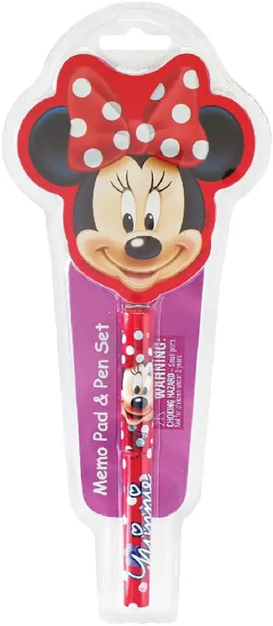 Minnie Mouse mini notepad and pen set