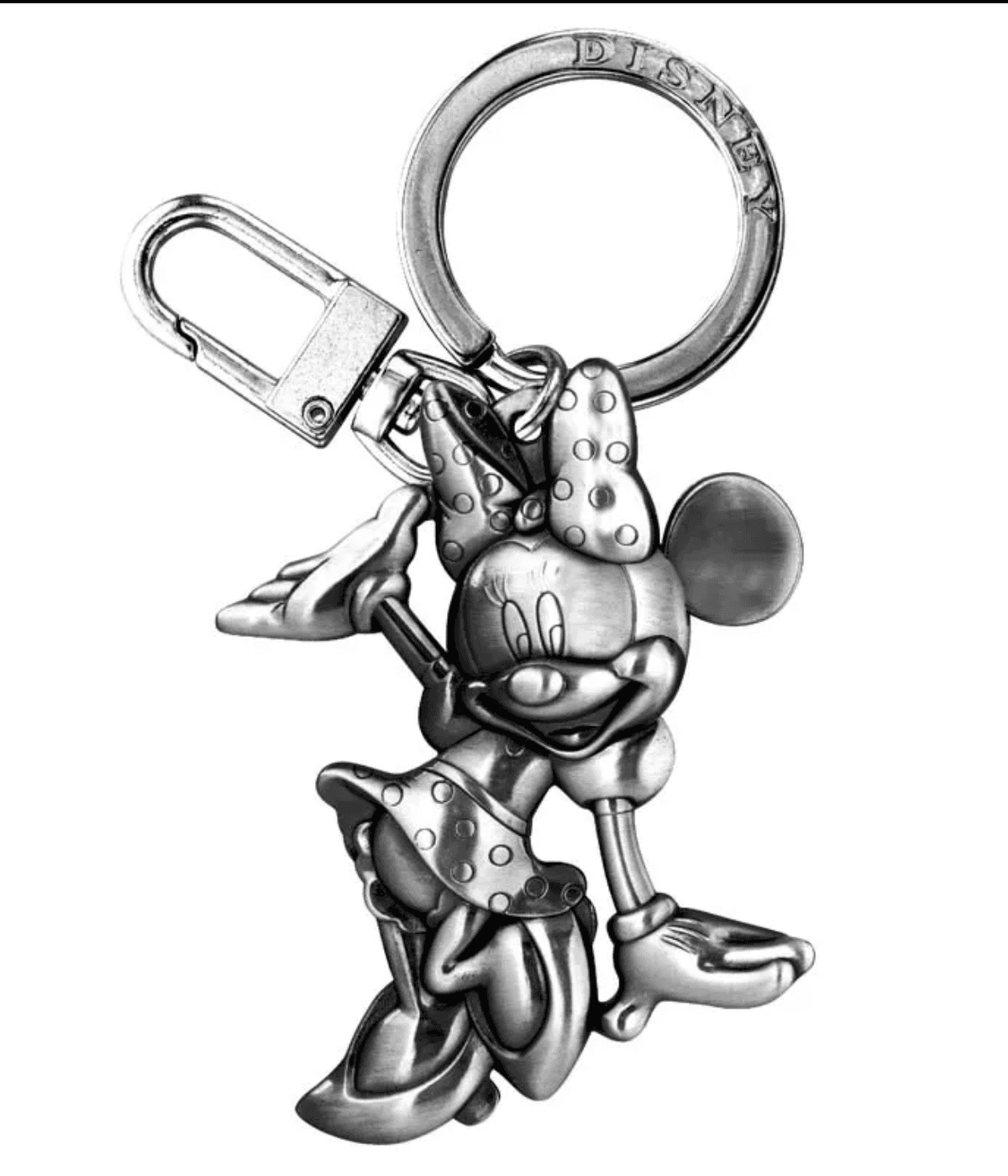 Minnie Pewter Keyring