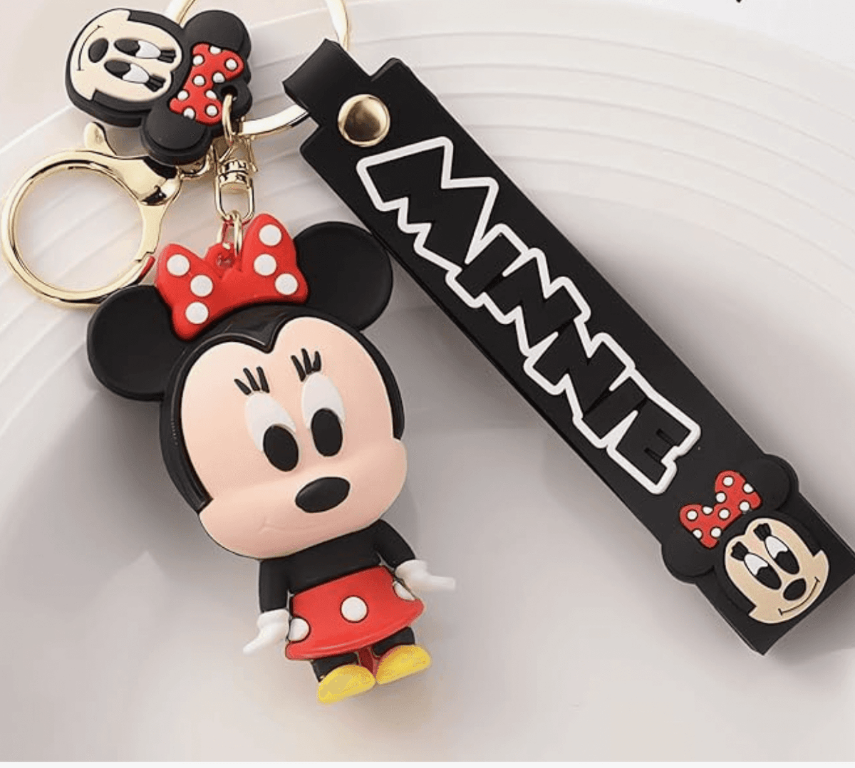 Cute Cartoon Keychains for Girls Boys, Backpack Key Chain Accessories Wristlet Key chain Car Charms