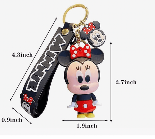Cute Cartoon Keychains for Girls Boys, Backpack Key Chain Accessories Wristlet Key chain Car Charms