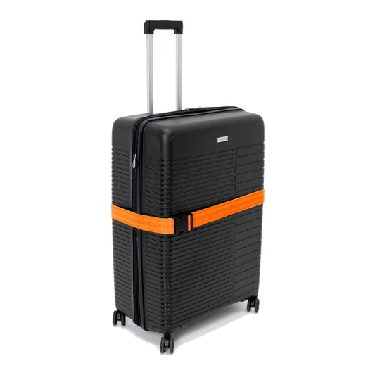 Black spinner - orange strap