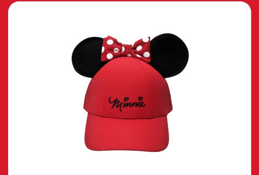 Minnie Mouse Sassy Bow Red Ears Hat